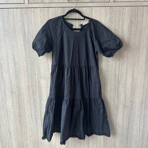 Everlane Black Tiered Maxi Dress- Size Small